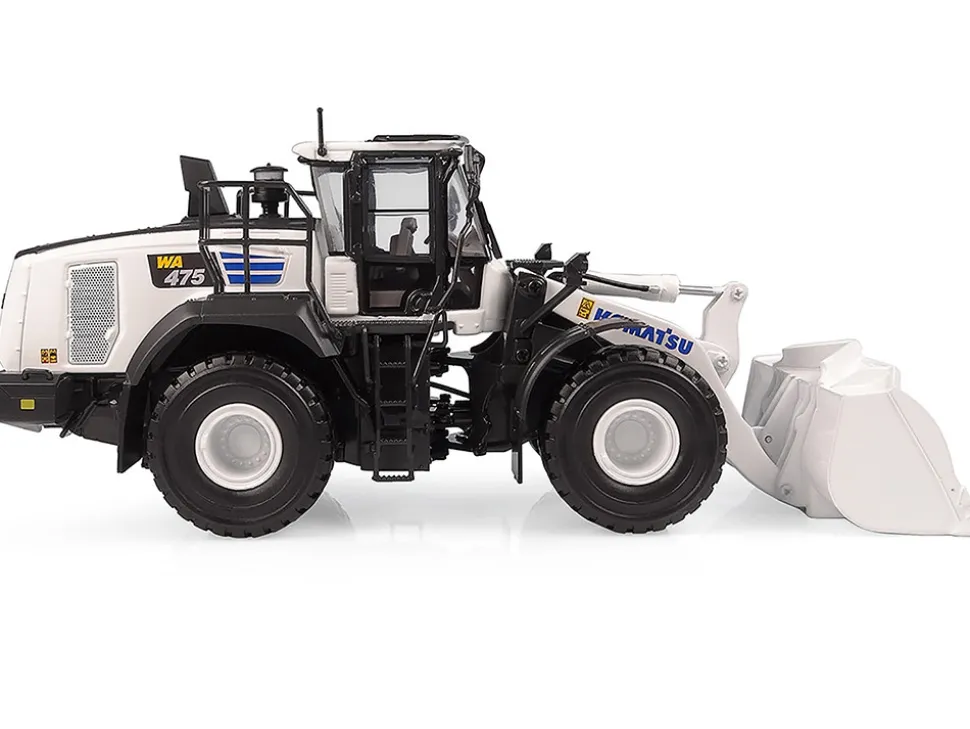 Komatsu WA475-10 Wheel Loader White Limited Edition to 750 pieces Worldwide 1/50 Diecast Model by Universal Hobbies