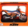 2023 KTM 690 SMC R Orange and Blue with Display Base 1/12 Diecast Model by Maisto