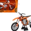 2018 KTM 450 SX F Dirt Bike Motorcycle Orange and White 1/6 Diecast Model New Ray 49613