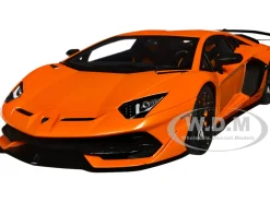Lamborghini Aventador SVJ Arancio Atlas Pearl Orange 1/18 Model Car Autoart 79218