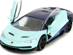 Lamborghini Centenario Light Blue and Purple Pink Slips Series 1/32 Diecast Model Car Jada 35365