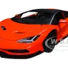 Lamborghini Centenario Orange with Matt Black Top Special Edition 1/18 Diecast Model Car Maisto 31386or