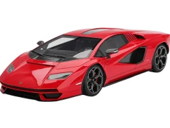 Lamborghini Countach LPI 800-4 Rosso Mars Red 1/18 Model Car by Top Speed