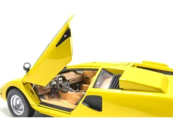 Lamborghini Countach LP 400 Yellow 1/18 Diecast Model Car by Kyosho