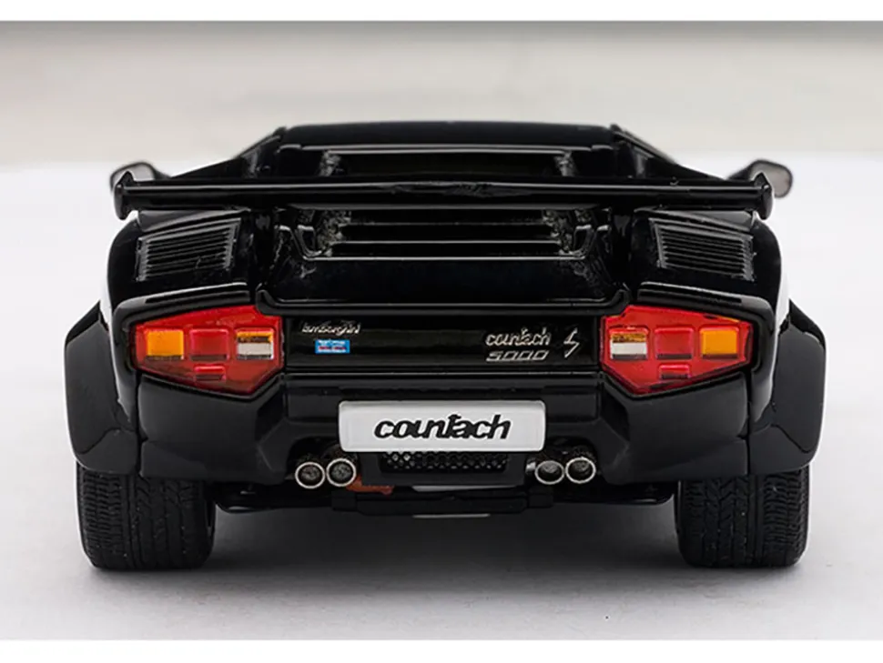 Lamborghini Countach 5000S Black 1/43 Diecast Model Car by Autoart