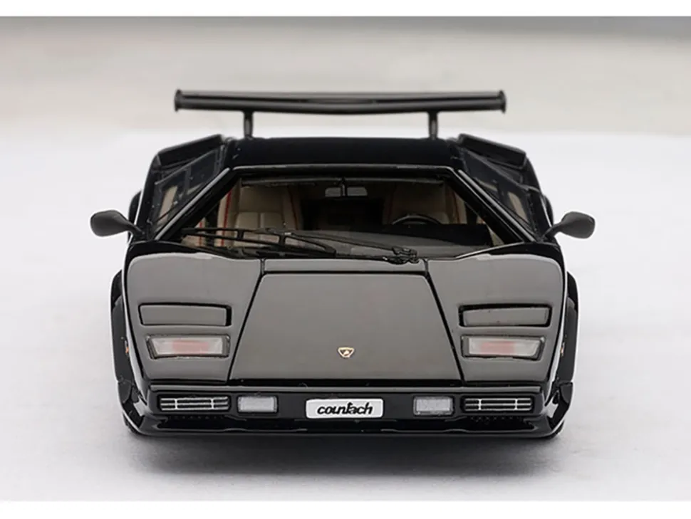 Lamborghini Countach 5000S Black 1/43 Diecast Model Car by Autoart
