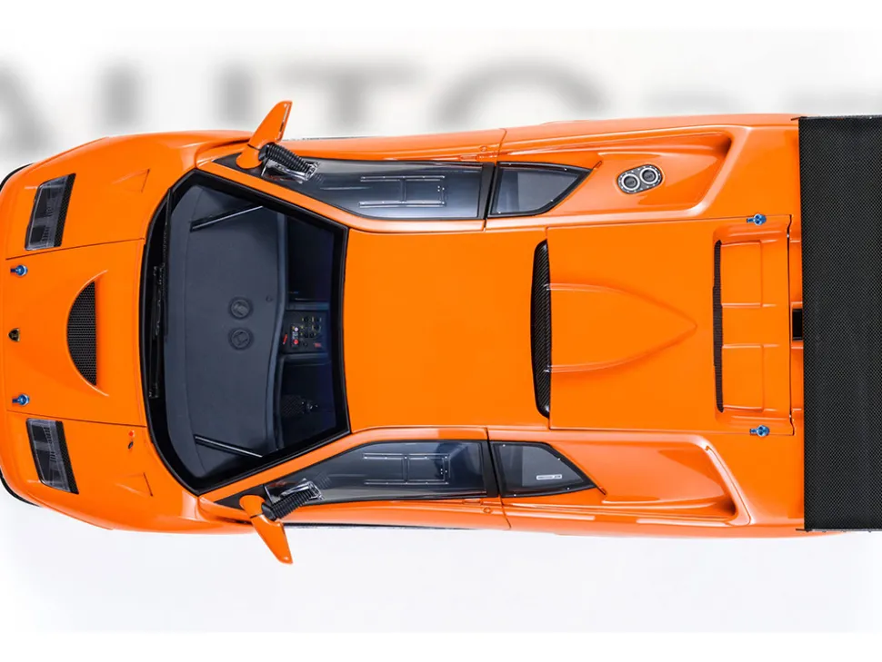 Lamborghini Diablo GTR Arancio Ishtar Orange 1/18 Model Car by Autoart