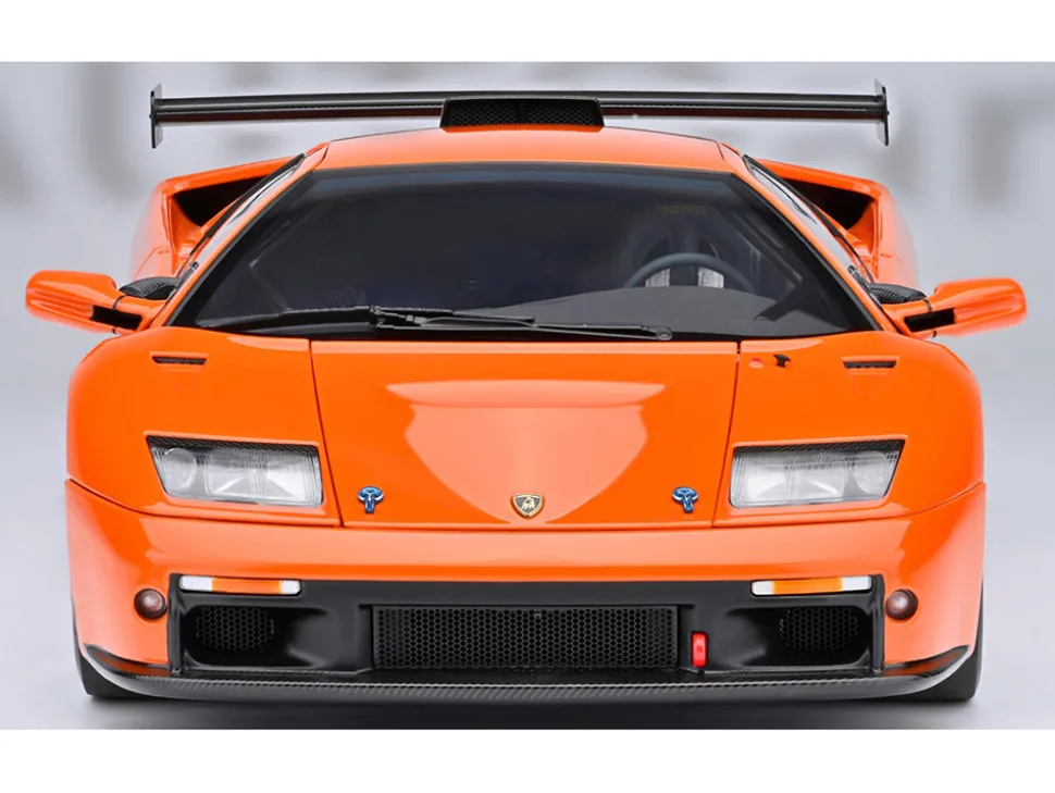 Lamborghini Diablo GTR Arancio Ishtar Orange 1/18 Model Car by Autoart