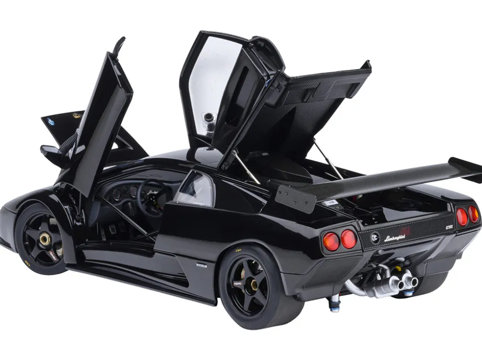 Lamborghini Diablo GTR Deep Black 1/18 Model Car by Autoart