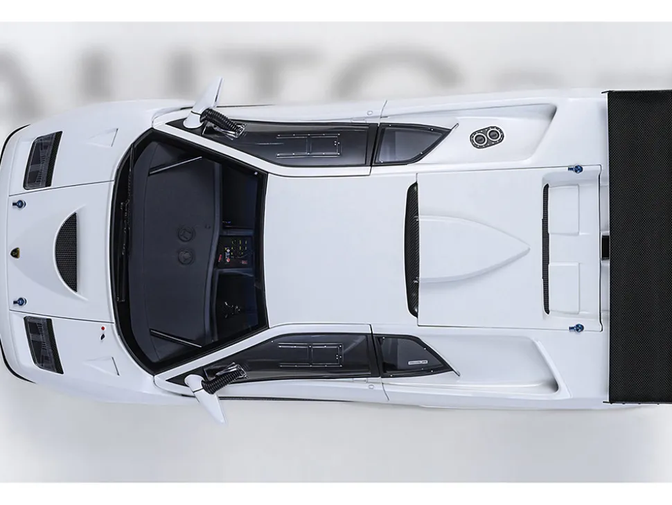 Lamborghini Diablo GTR Impact White 1/18 Model Car by Autoart