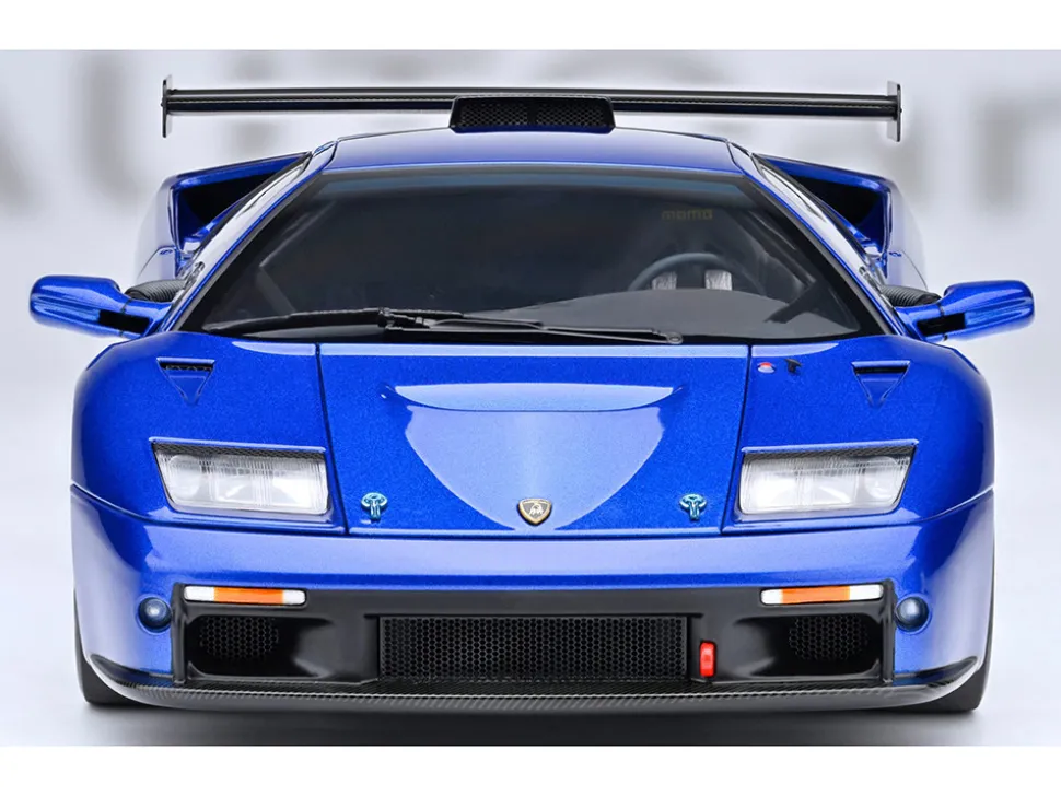 Lamborghini Diablo GTR Monterey Blue Metallic 1/18 Model Car by Autoart