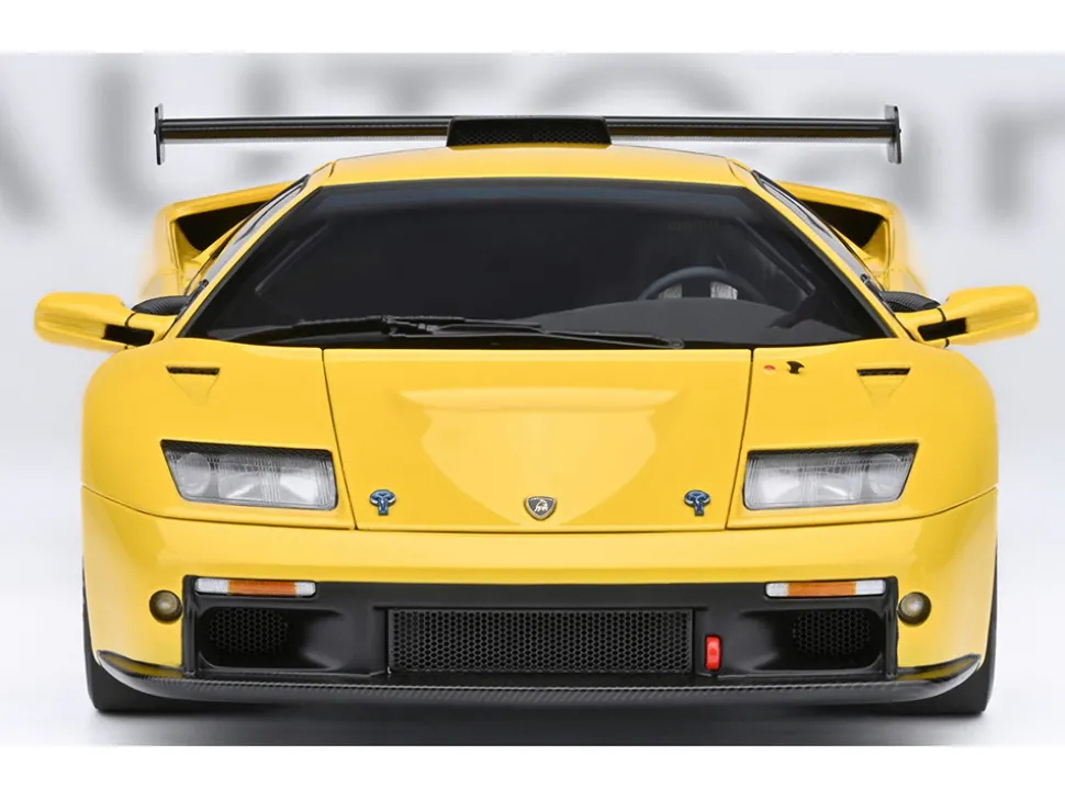 Lamborghini Diablo GTR Superfly Yellow 1/18 Model Car by Autoart