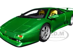 Lamborghini Diablo SE30 Verde Mic/Green Metallic 1/18 Model Car by Autoart