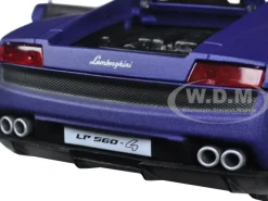 Lamborghini Gallardo LP 560-4 Matt Purple 1/24 Diecast Model Car Motormax 79504