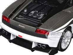 Lamborghini Gallardo LP 560-4 Super Trofeo #63 Gray Metallic and White 