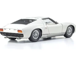 Lamborghini Miura P 400 White 1/18 Diecast Model Car by Kyosho
