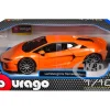 Lamborghini Temerario Orange Metallic 1/18 Diecast Model Car by Bburago