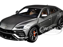 Lamborghini Urus Grigio Lynx Gray Metallic 1/18 Model Car Autoart 79164