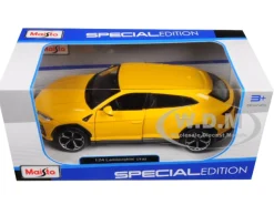 Lamborghini Urus Yellow 1/24 Diecast Model Car Maisto 31519
