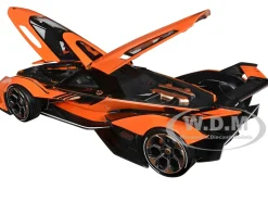 Lamborghini V12 Vision Gran Turismo Orange Metallic Special Edition 1/18 Diecast Model Car Maisto 31454OR