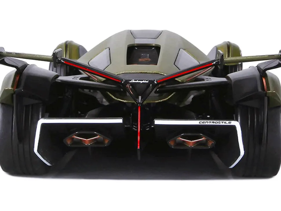 Lamborghini V12 Vision Gran Turismo Matt Green Metallic 1/18 Diecast Model Car Maisto 31454