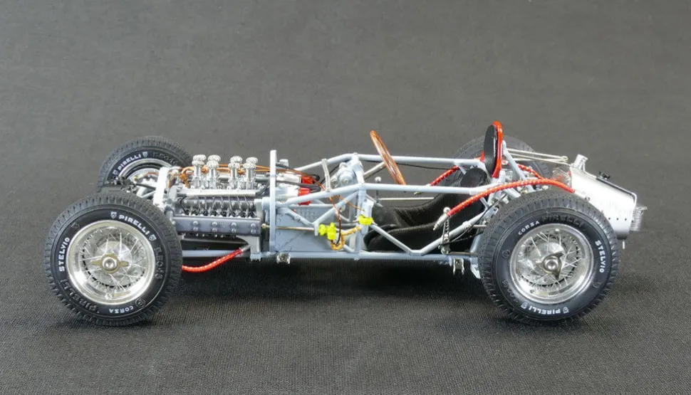 1954-1955 Lancia D50 Red 1/18 Diecast Model Car CMC 175