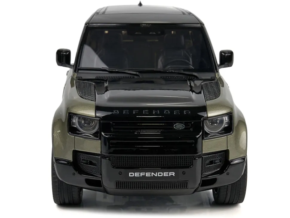 2021 Land Rover Defender 90 P400 X-Dynamic HSE Pangea Green Metallic 1/18 Model Car by GT Spirit