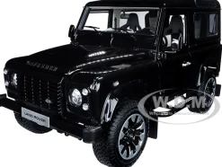 Land Rover Defender 90 Works V8 Black 70th Edition 1/18 Diecast Model Car LCD Models LCD18007