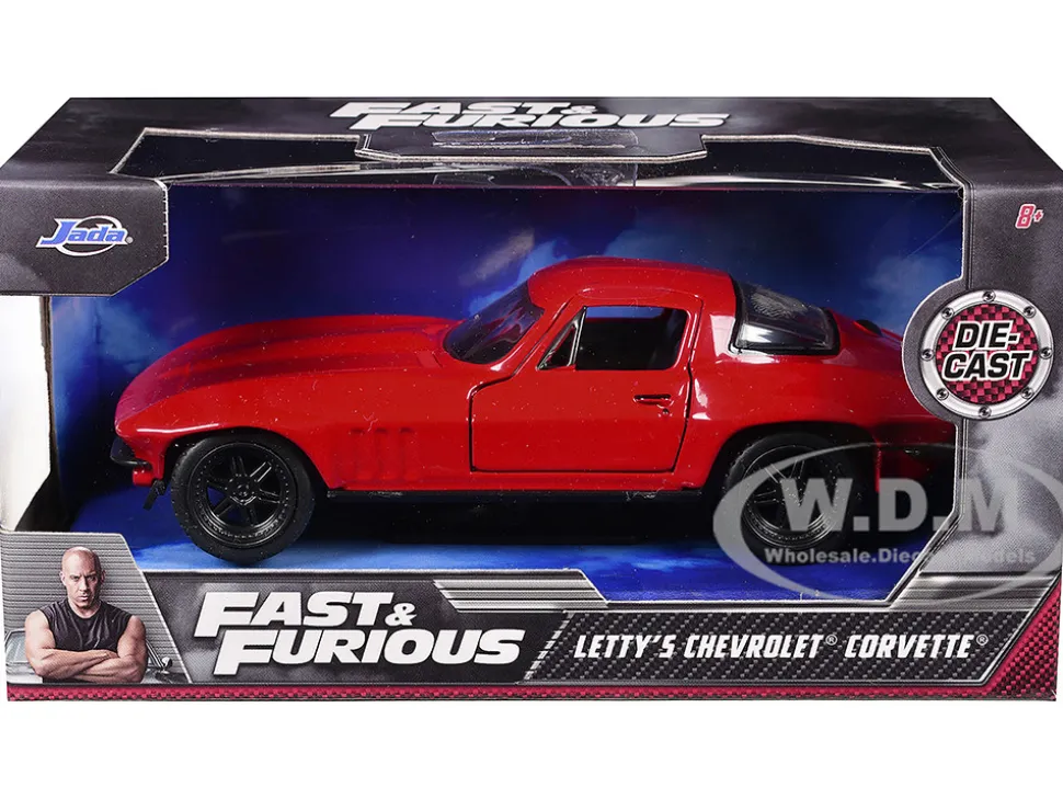 Letty's Chevrolet Corvette Fast & Furious F8 "The Fate of the Furious" Movie 1/32 Diecast Model Car Jada 98306