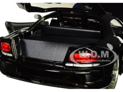Letty's Dodge Viper SRT 10 Black Fast & Furious Movie 1/24 Diecast Model Car Jada 30731