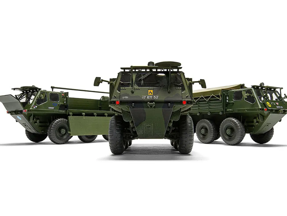 Level 3 Model Kit Alvis FV622 Stalwart Mk.2 Military Truck with 3 Scheme Options 1/35 Plastic Model Kit by Airfix