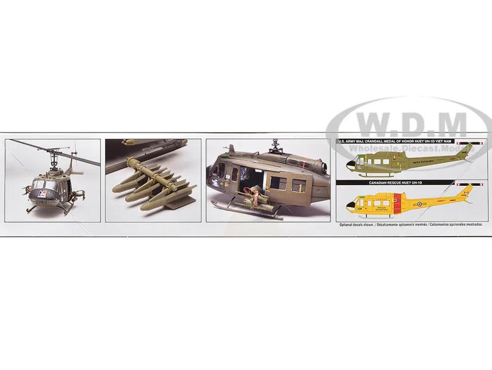 Level 4 Model Kit Bell UH-1D Iroquois "Huey" Gunship Helicopter 1/32 Scale Model by Revell