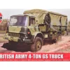Level 1 Model Kit British Army 4-ton 4x4 GS Truck with 3 Scheme Options 1/76 Plastic Model Kit by Airfix