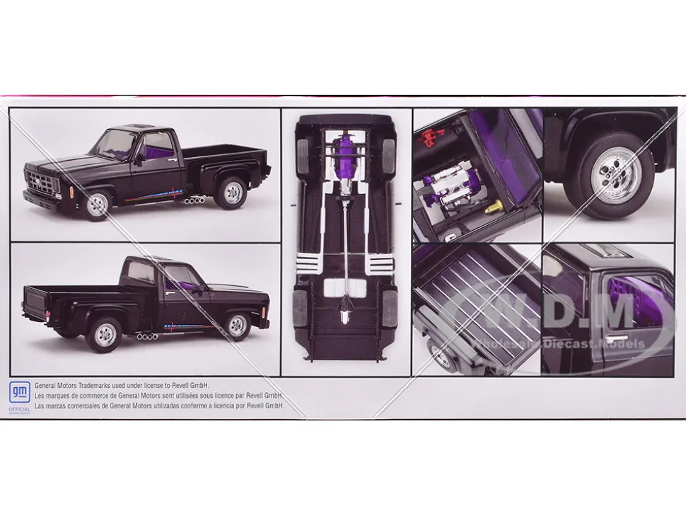 Level 4 Model Kit 1977 Chevrolet Street Pickup Truck 1/25 Scale Model by Revell