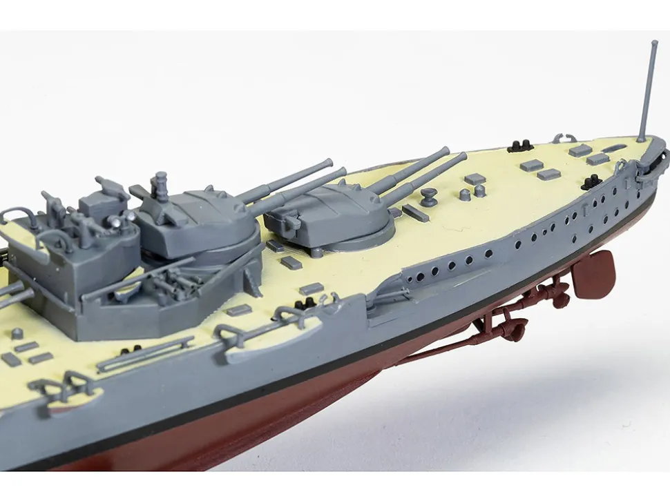 Level 3 Model Kit HMS Iron Duke Frigate "Vintage Classics" Series 1/600 Plastic Model Kit by Airfix