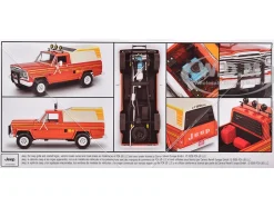 Level 4 Model Kit 1979 Jeep J-10 Pickup Truck with Camper Top 1/24 Scale Model by Revell