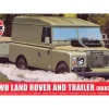 Level 1 Model Kit Land Rover LWB (Hard Top) Truck and Trailer with 2 Scheme Options 1/76 Plastic Model Kit by Airfix