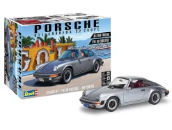 Level 4 Model Kit Porsche 911 Carrera 3.2 Coupe 2-in-1 Kit 1/24 Scale Model Revell 85-4521