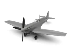 Level 2 Model Kit Supermarine Spitfire Mk.IXe Fighter Aircraft with 3 Scheme Options 1/48 Plastic Model Kit by Airfix