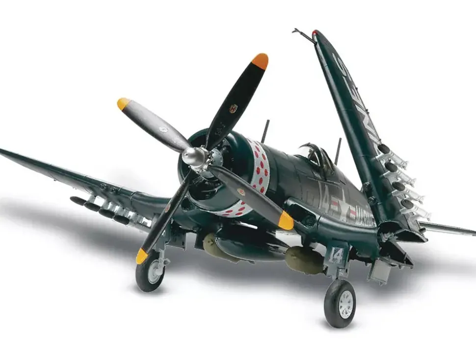 Level 4 Model Kit Vought F4U 4 Corsair Fighter Aircraft 1/48 Scale Model Revell 85-5248