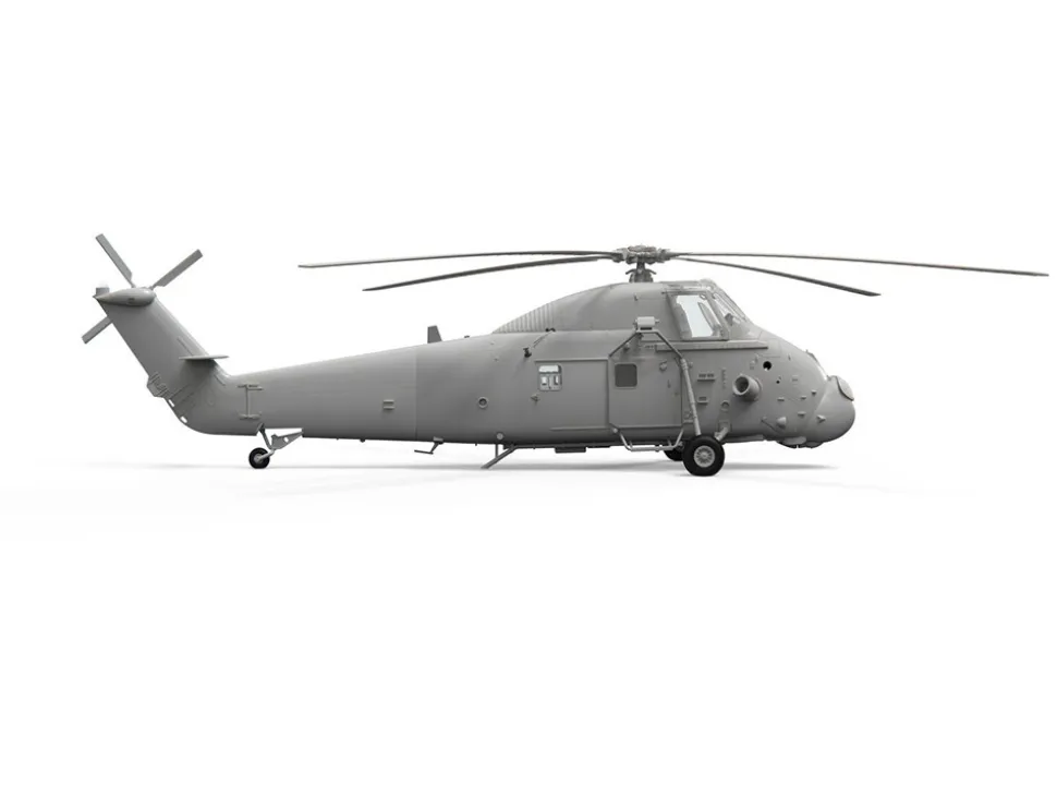 Level 2 Model Kit Westland Wessex HC.2 Helicopter with 3 Scheme Options 1/72 Plastic Model Kit by Airfix