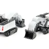 Liebherr R9800 Mining Excavator White and Gray 1/87 HO Diecast Model Siku 1798