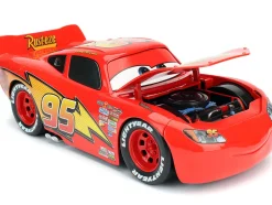 Lightning McQueen #95 Red Extra Wheels Disney & Pixar Cars Movie Hollywood Rides Series Diecast Model Car Jada 97751
