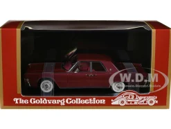 1962 Lincoln Continental Royal Red Metallic with Red Interior Limited Edition to 200 pieces Worldwide 1/43 Model Car by Goldvarg Collection