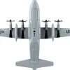Lockheed C 130 Hercules Transport Aircraft Spare 617 United States Air Force 1/200 Diecast Model Airplane Postage Stamp PS5330-3