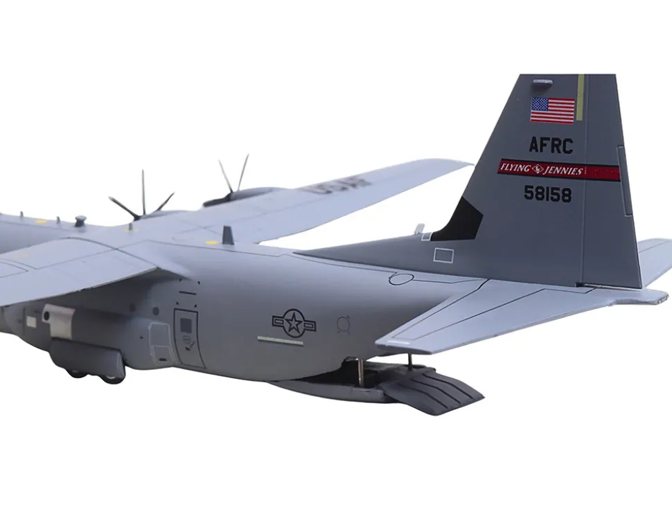 Lockheed C-130J-30 Super Hercules Transport Aircraft "05-8158, Flying Jennies, 815th Airlift Squadron, Keesler Air Force Base" United States Air Force "Gemini 200" Series 1/200 Diecast Model Airplane by GeminiJets