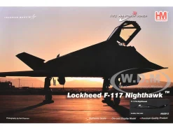Lockheed F-117A Nighthawk Stealth Aircraft "84-0809" (2022) United States Air Force "Air Power Series" 1/72 Diecast Model by Hobby Master