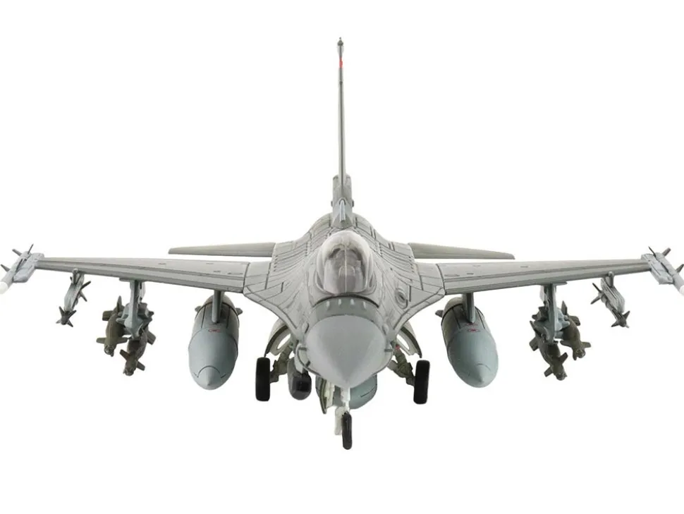 Lockheed F-16C Fighting Falcon Fighter Aircraft "88-0545, 138th Fighter Wing, Oklahoma Air National Guard" (2024) United States Air Force "Air Power Series" 1/72 Diecast Model by Hobby Master
