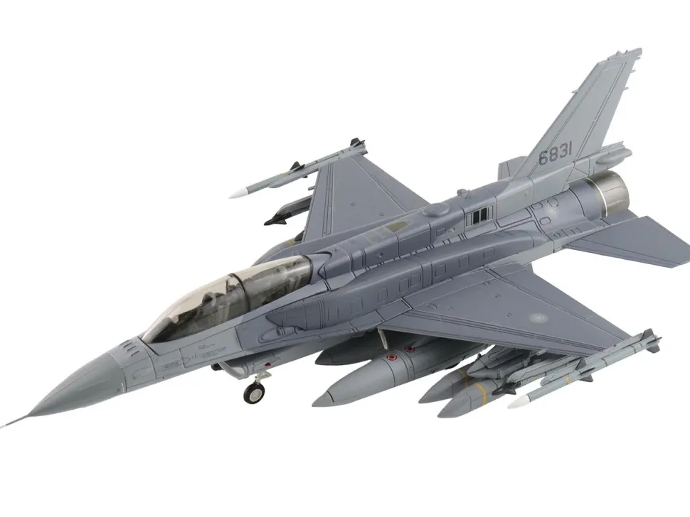 Lockheed F-16D Fighting Falcon Fighter Aircraft "6831, Block 70" (2025) Republic of China Air Force "Air Power Series" 1/72 Diecast Model by Hobby Master