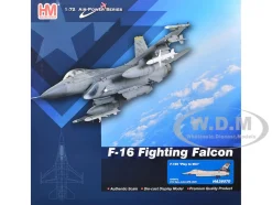 Lockheed F-16V Fighting Falcon Fighter Aircraft "93-0814, Play to Win, 21st Sqn., Luke AFB" (2025) United States Air Force "Air Power Series" 1/72 Diecast Model by Hobby Master